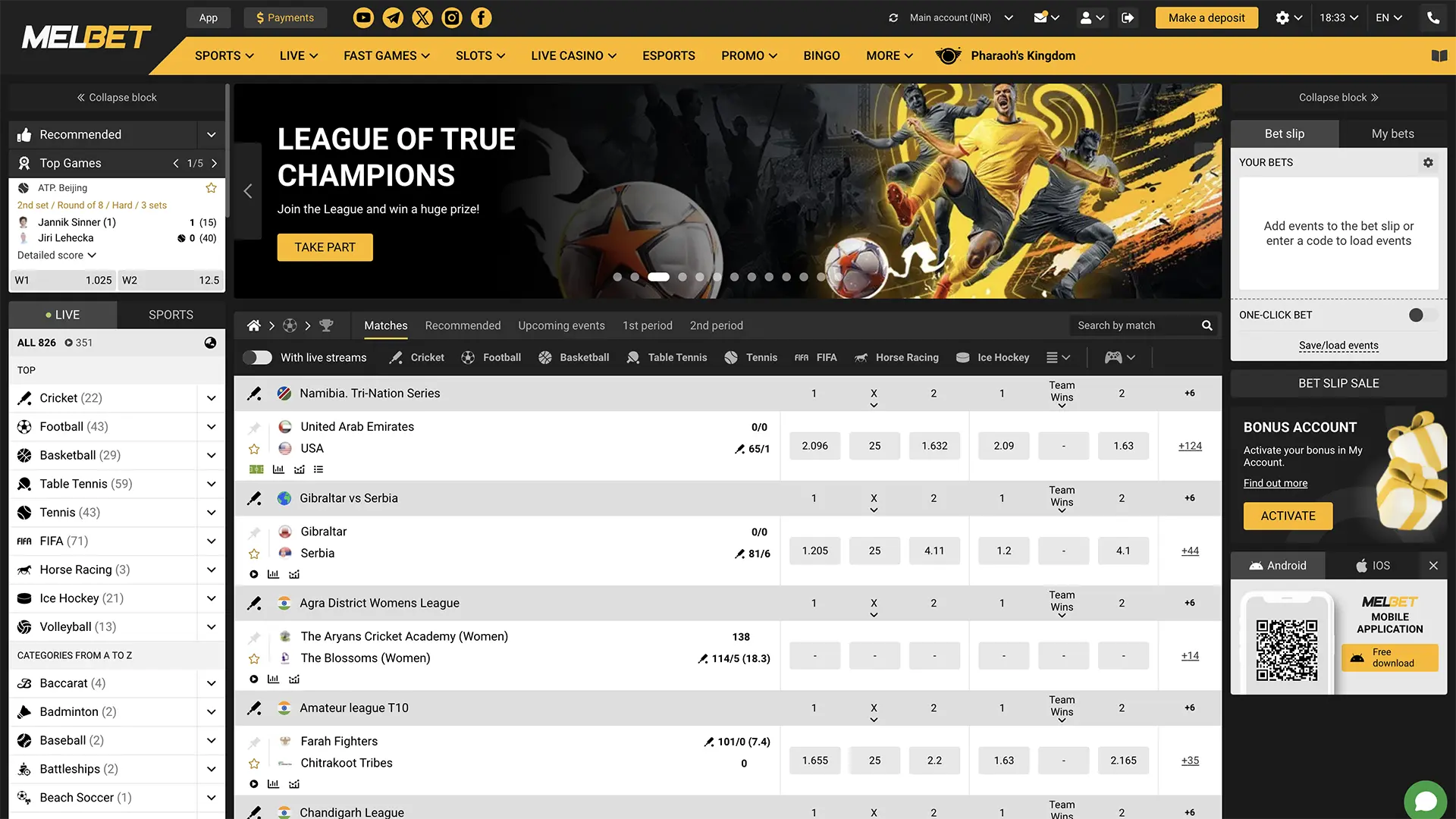 Open your preferred web browser and head over to the official Melbet website.