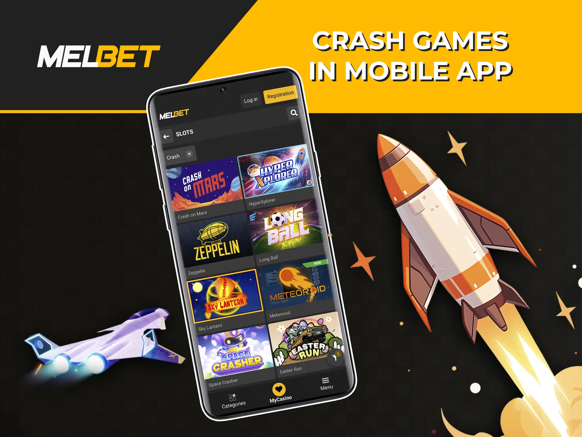 Enjoy the full Melbet crash casino experience anytime, anywhere, thanks to our dedicated mobile application.