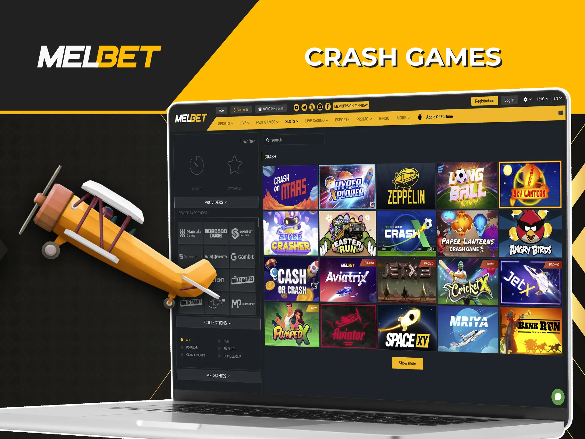 Discover what makes crash slots at Melbet Casino so unique.