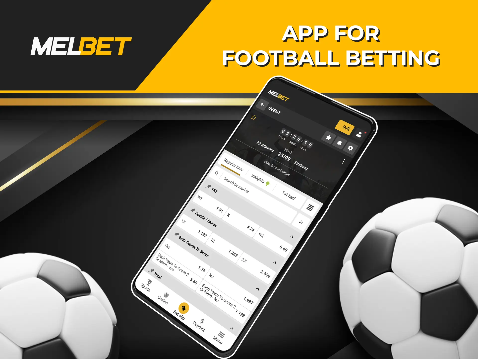 With the Melbet app, the sportsbook is always in your pocket, allowing you to place bets from any location.