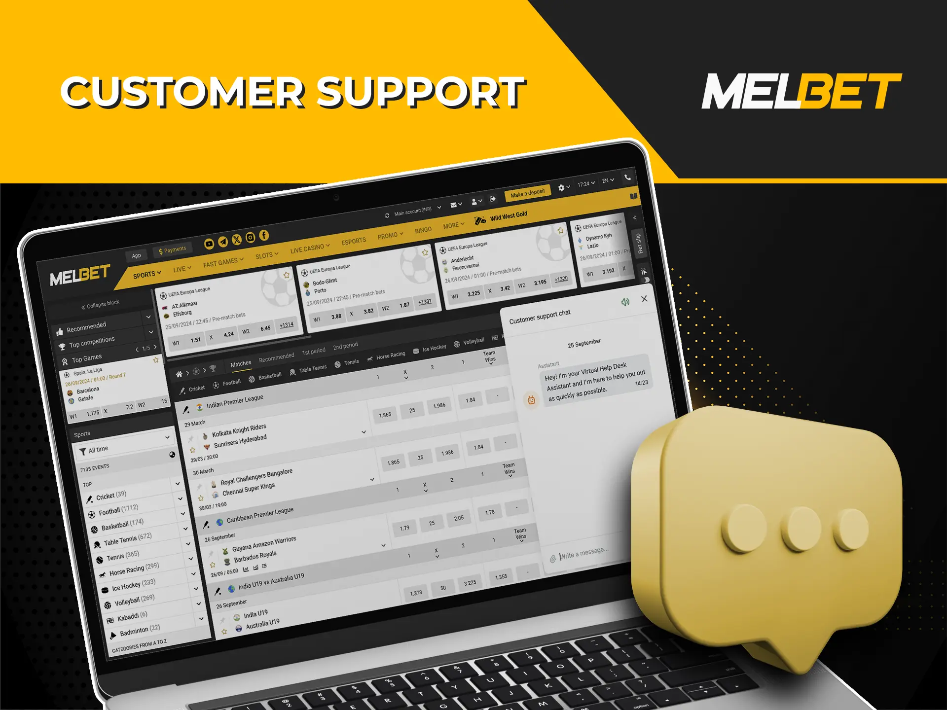 Whatever your concern, the Melbet customer service team is here to resolve it efficiently.