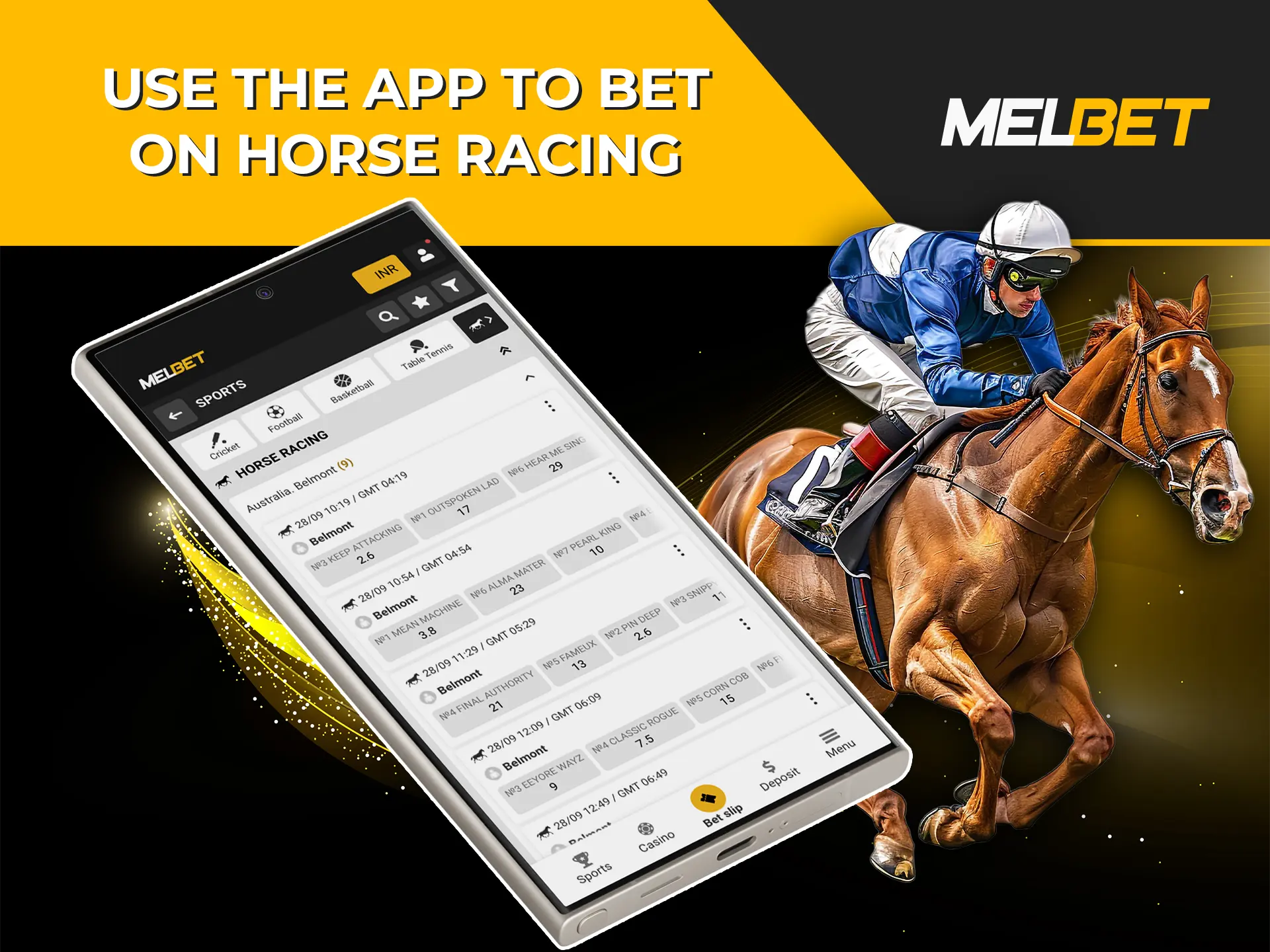 Since the app mirrors all the features of the full website, you can manage your horse racing bets effortlessly from anywhere.