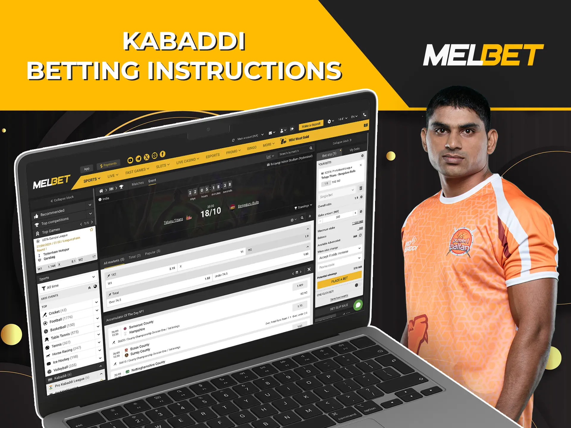 Discover the best strategies for making quick and accurate kabaddi predictions with Melbet.
