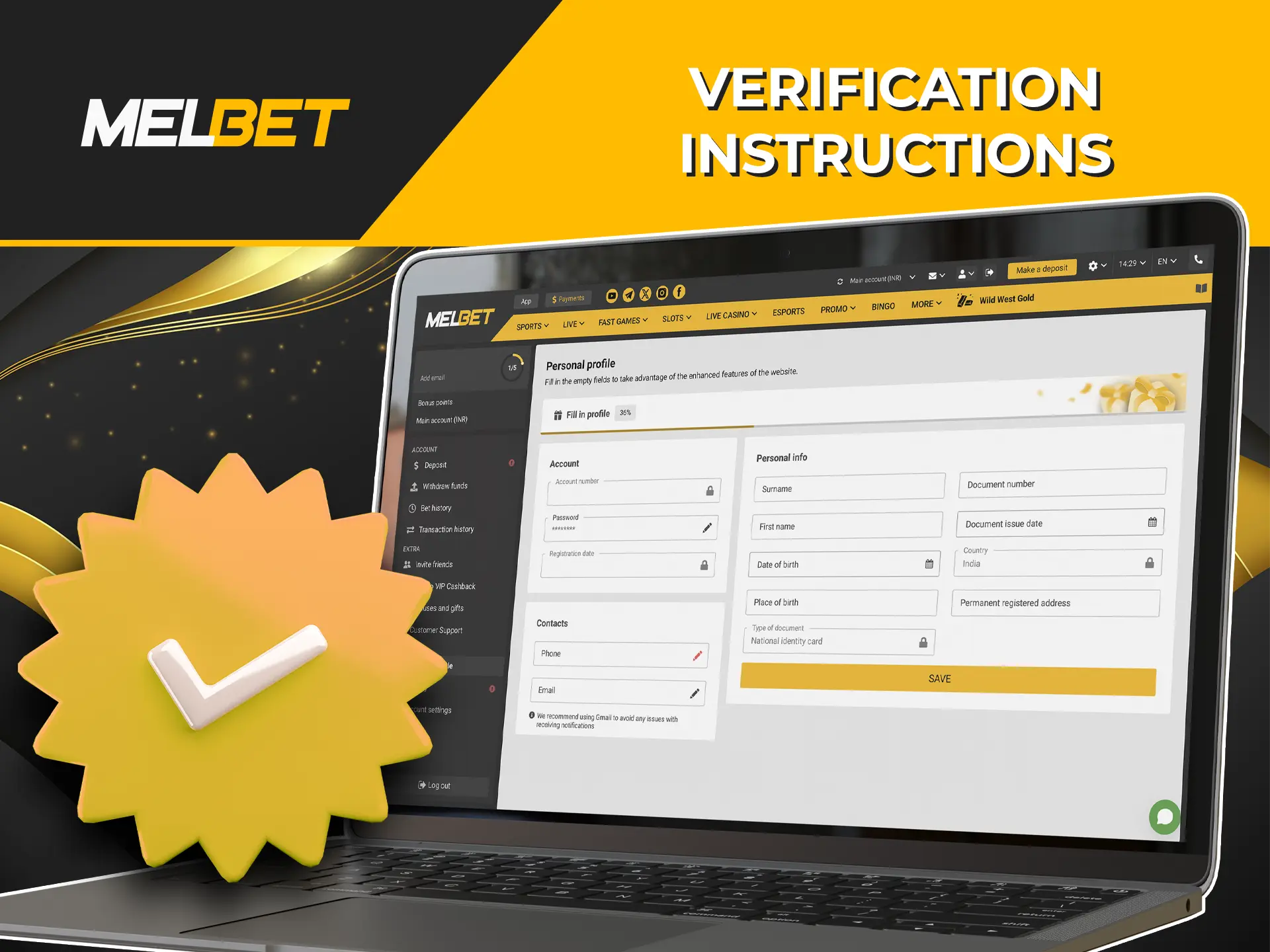 Follow these simple instructions to get your Melbet account verified without any stress.