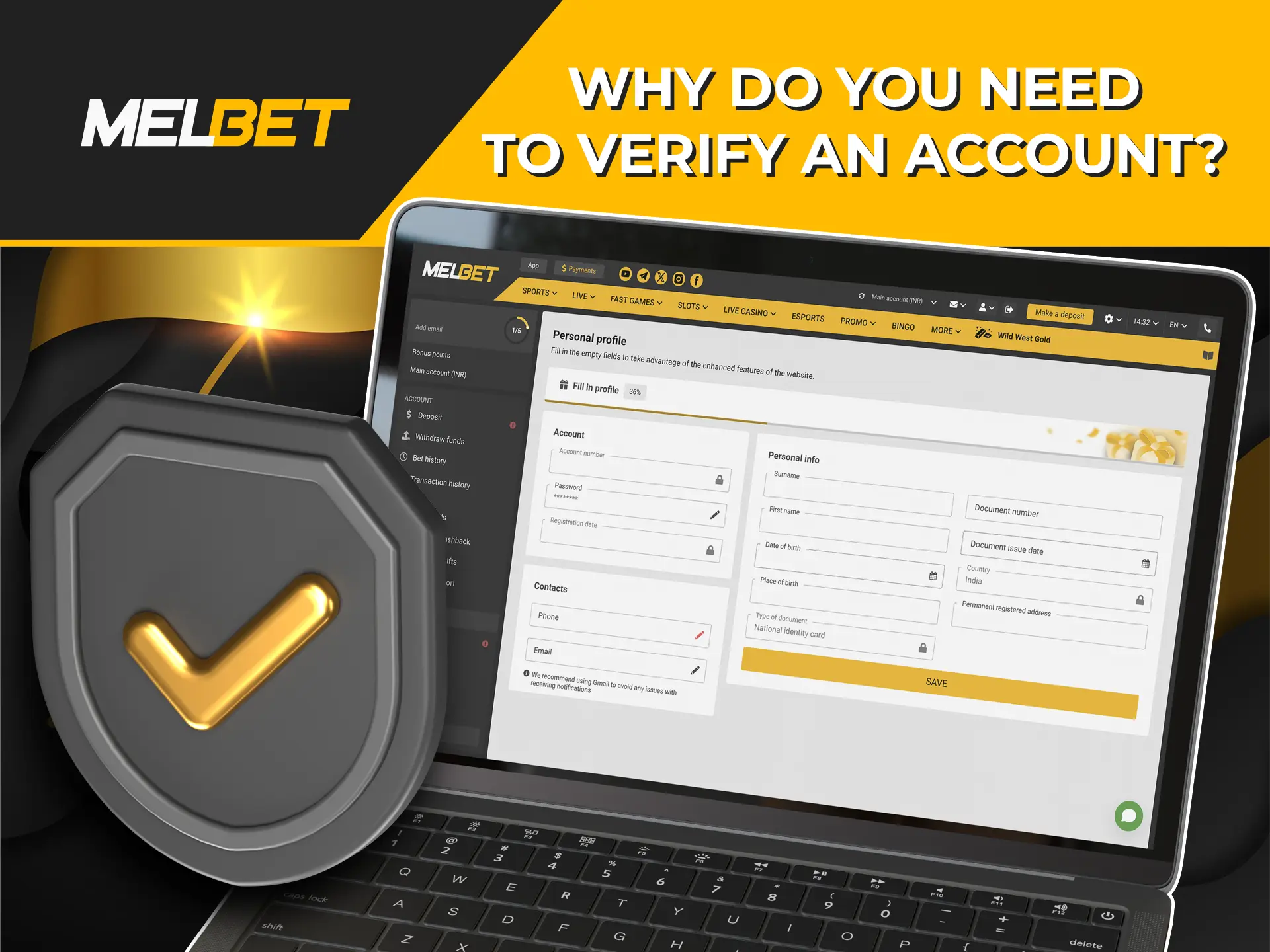 Complete your verification today to secure your account and unlock full access to your funds at Melbet.