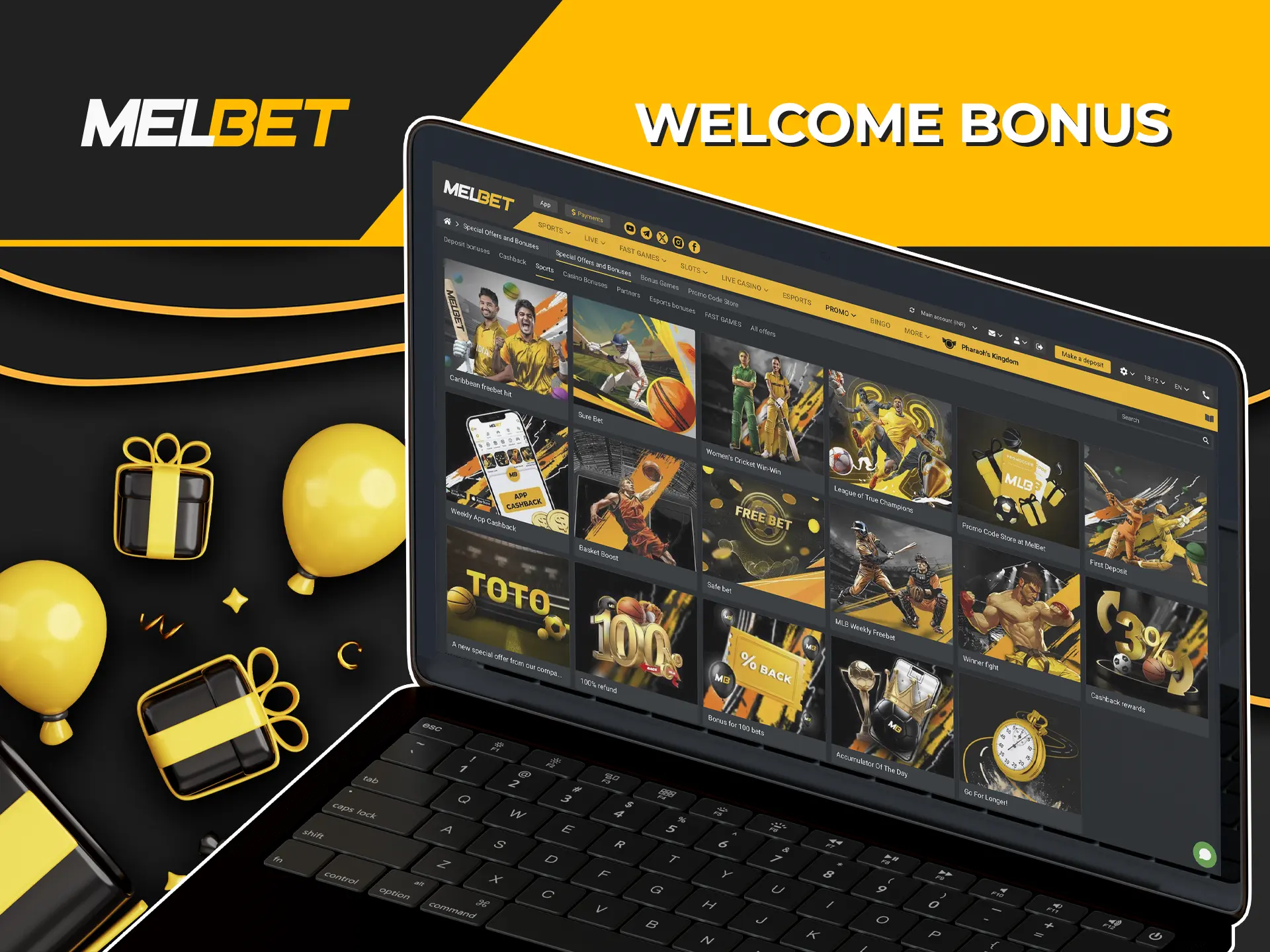 Use your welcome bonus to explore and enjoy some of the highest-rated slot games available at Melbet Casino.