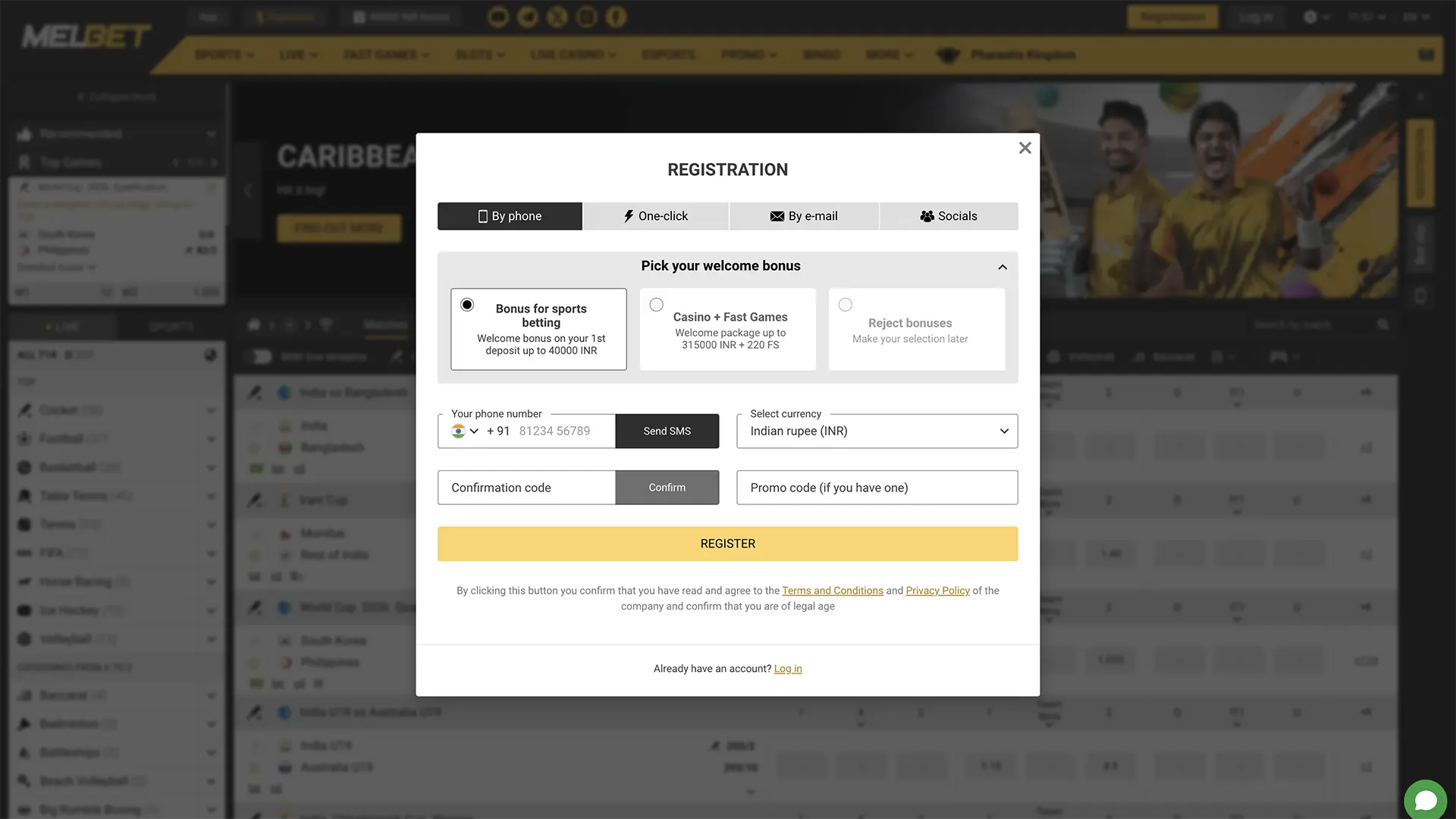 To get started, you'll first need to complete a brief registration process.