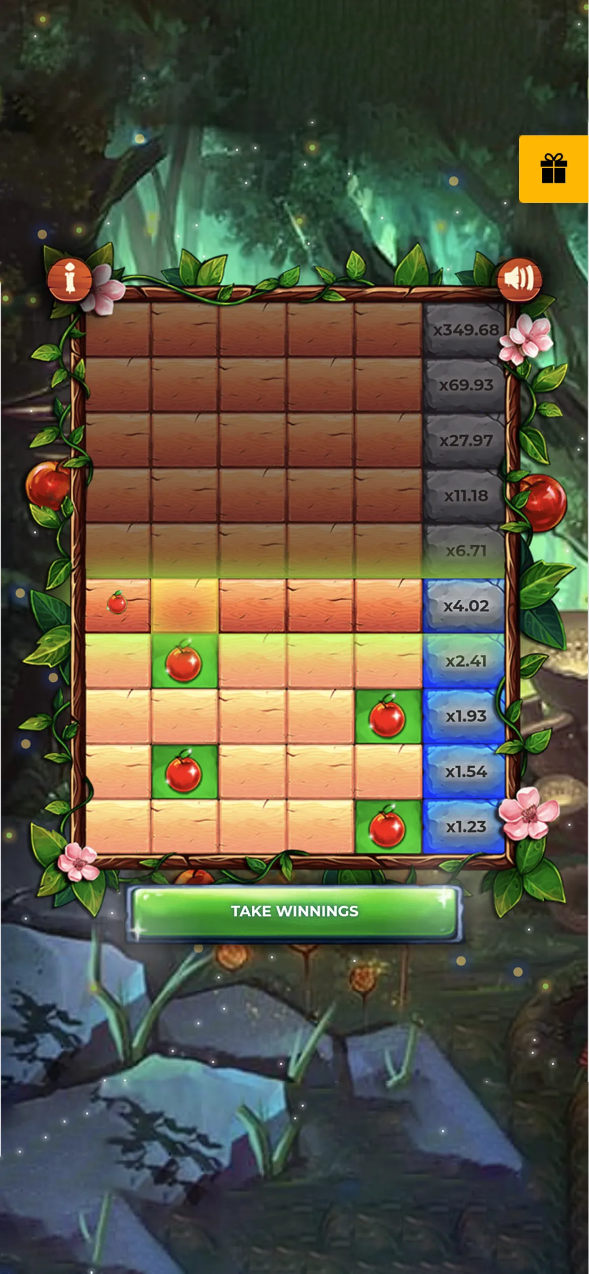Dive into the action and see how Apple of Fortune plays on Melbet.
