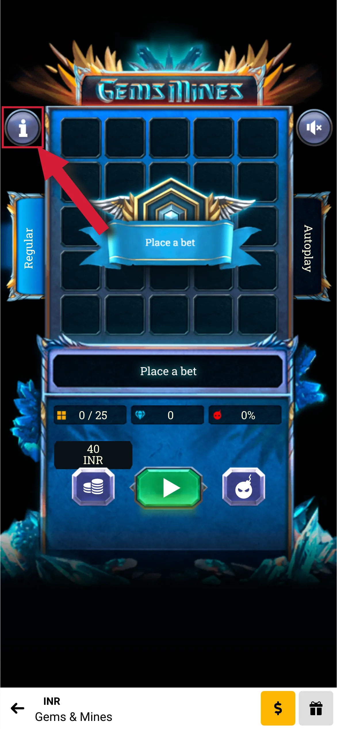 To get a clear understanding of the rules, just tap the information icon within the Melbet interface.