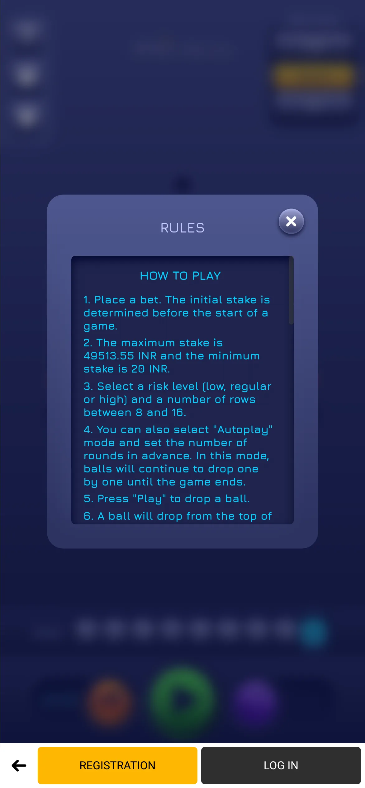 Get a handle on how Melbet Plinko works by reviewing the rules, then dive into the game.