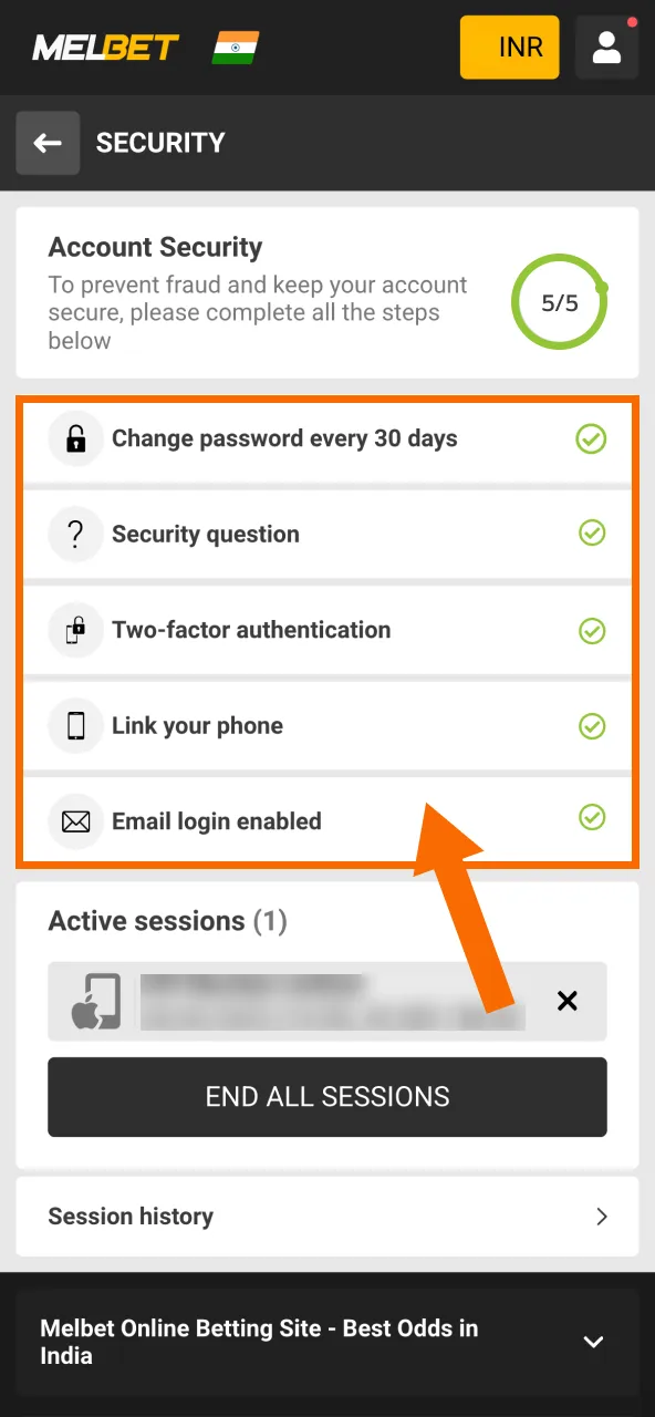 Complete the account activation process by confirming your contact details as requested by the system.