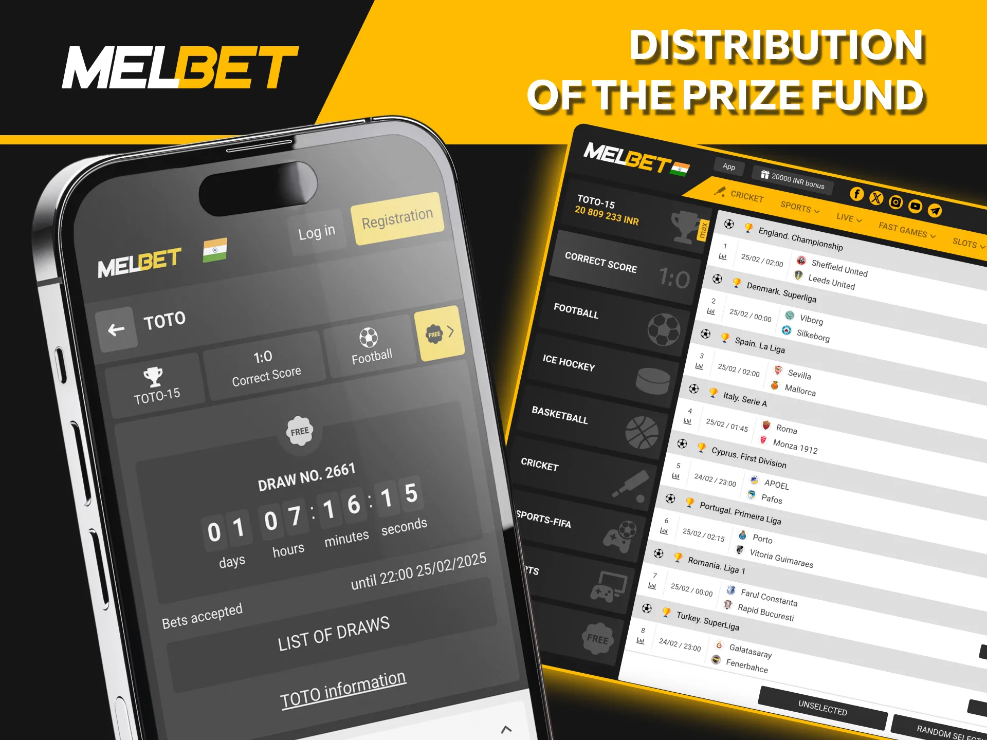 Maximize your winnings with the Melbet TOTO bonus point system.