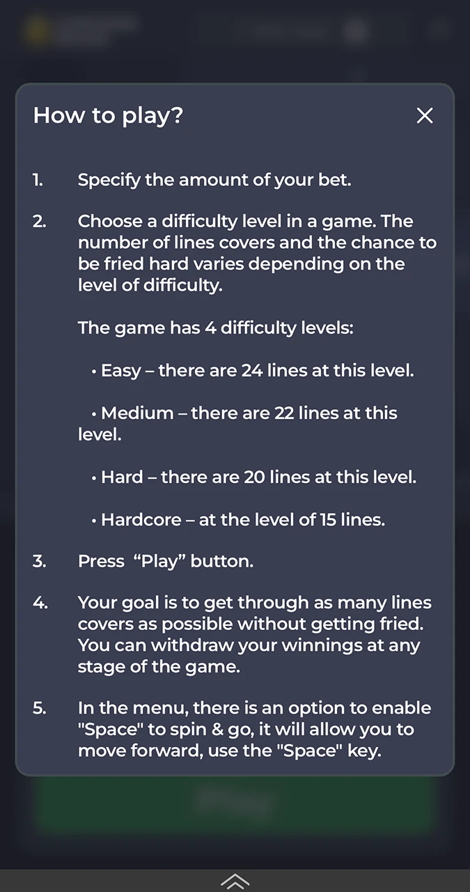 A comprehensive guide on how to play Chicken Road at Melbet Casino.