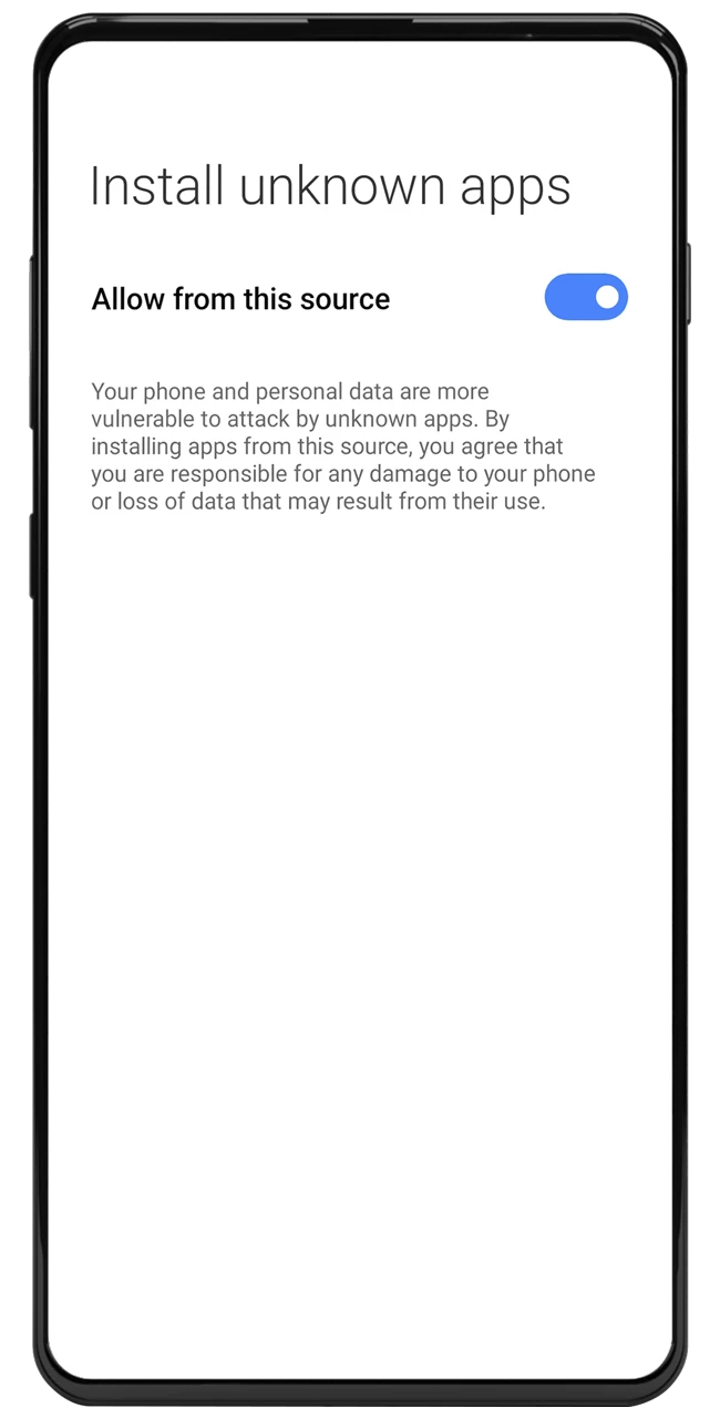 Get your device ready for the Melbet app installation.