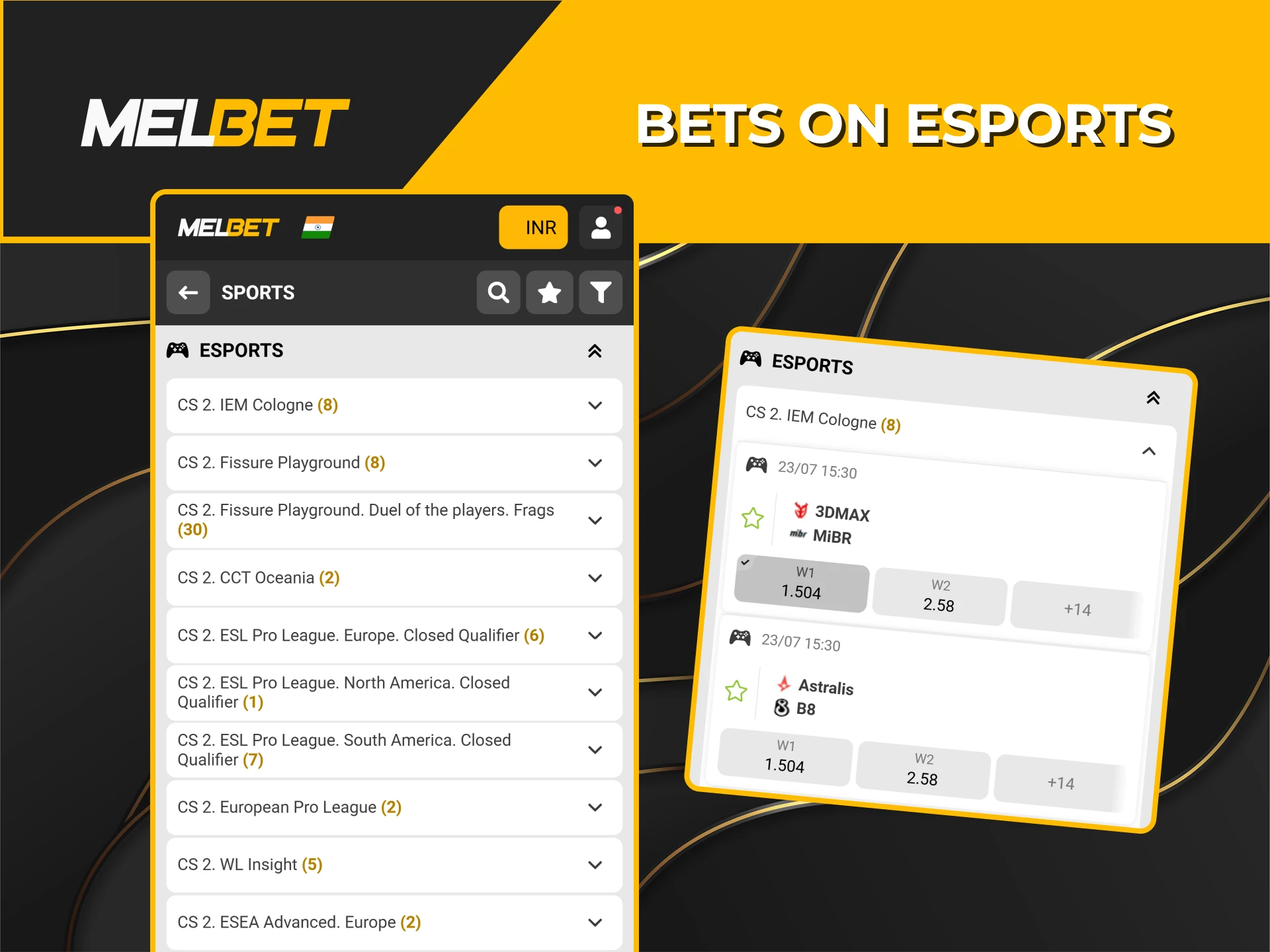 Experience the thrill of Esports betting with Melbet.