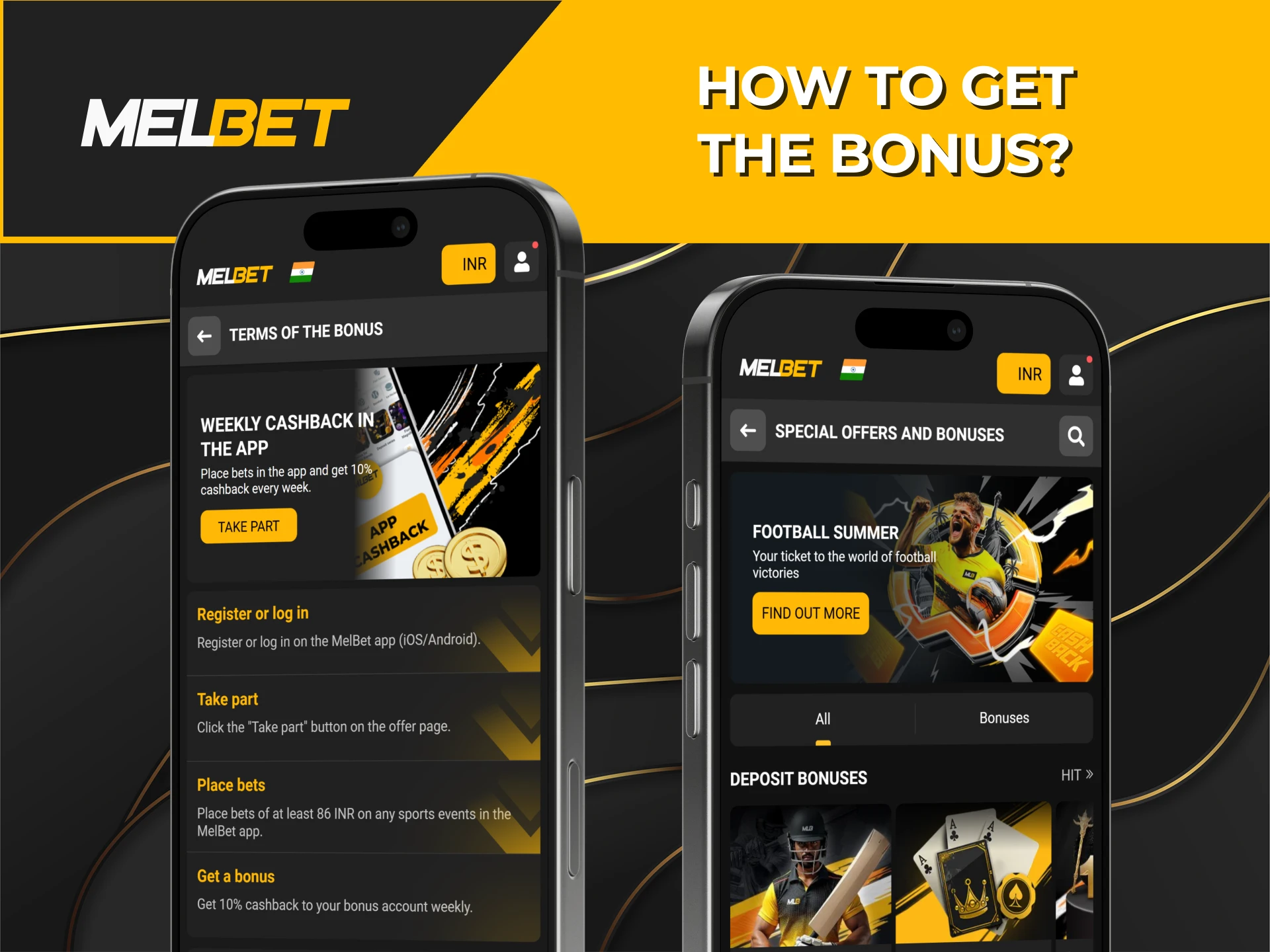 Claim your exclusive app-only bonus and explore all the current offers available at Melbet.