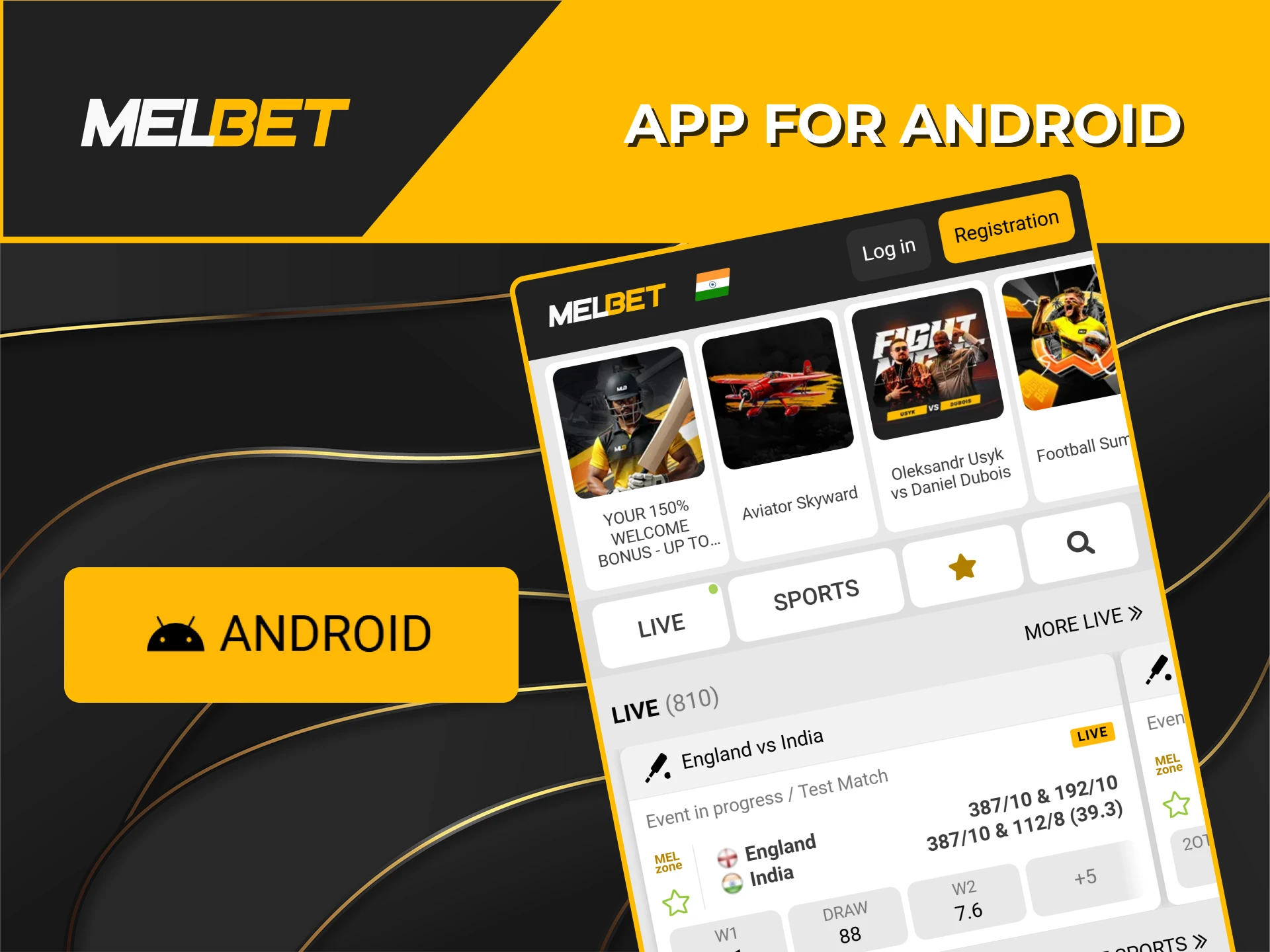 Melbet provides a dedicated, high-performance betting application for Android users.