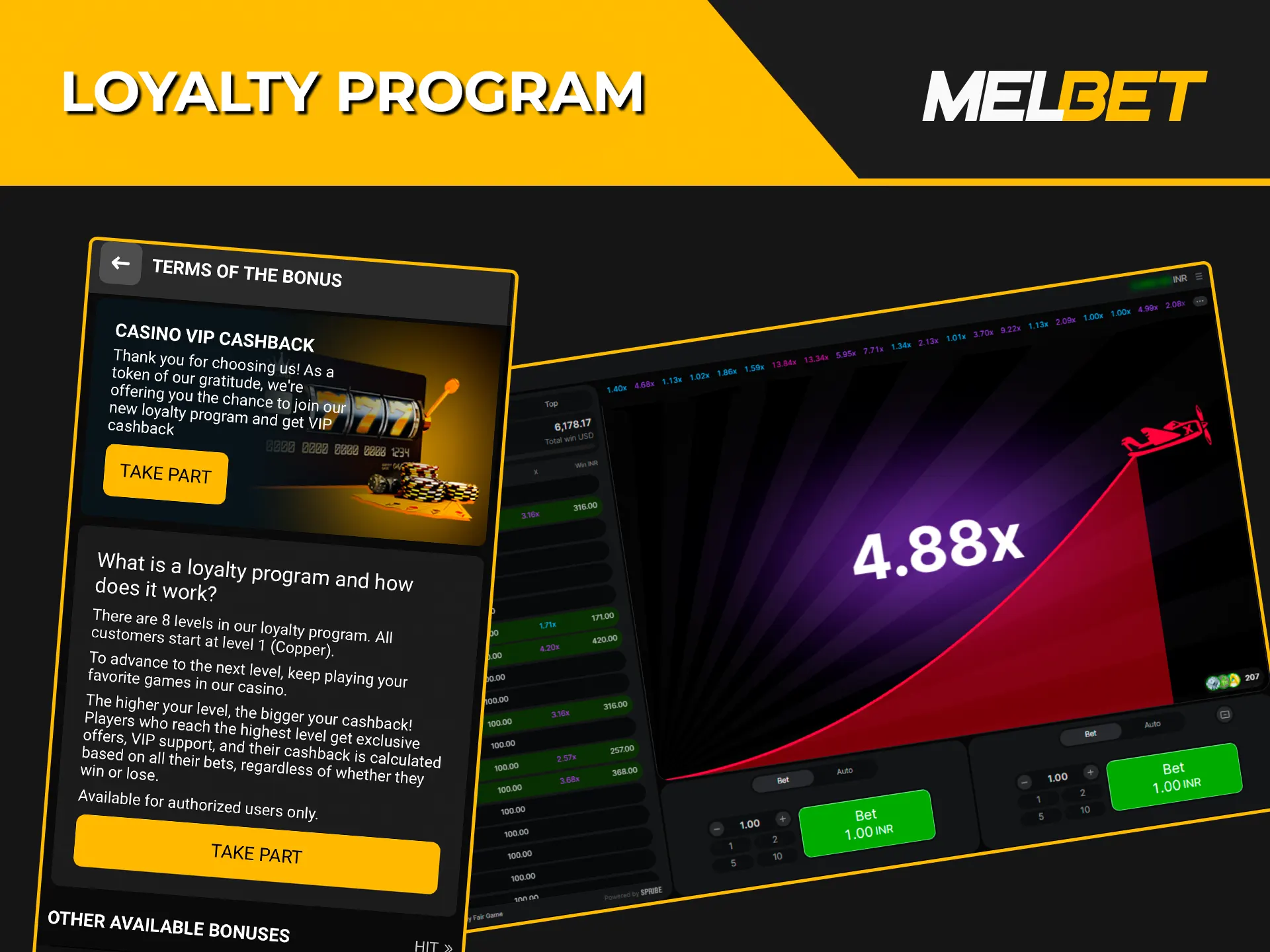 Build your loyalty with Melbet to gain a competitive edge in the Aviator game.