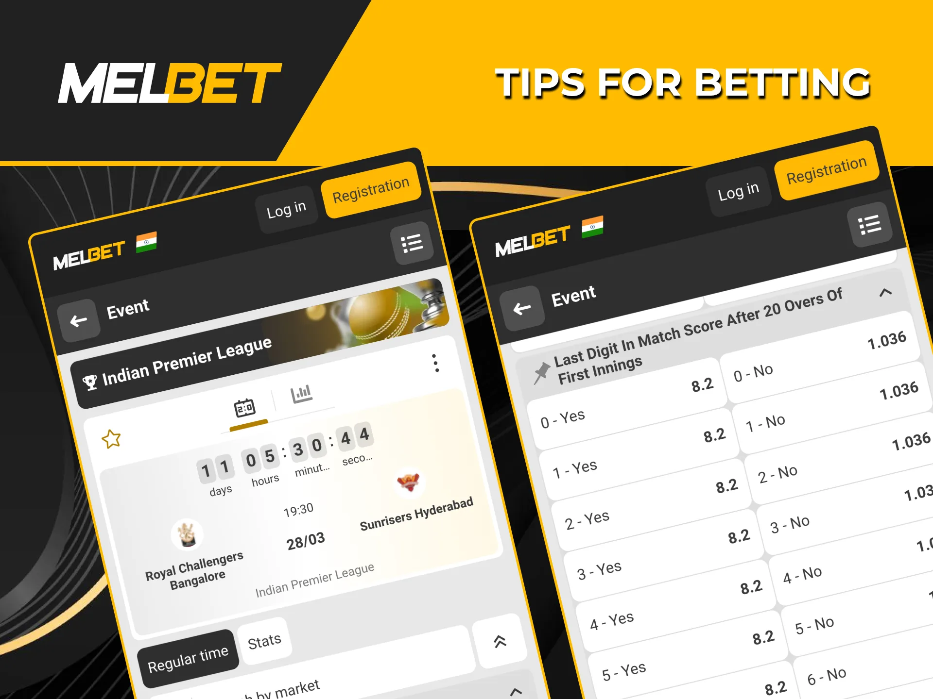 On Melbet, you can implement professional IPL betting strategies, such as value hunting and flat staking.